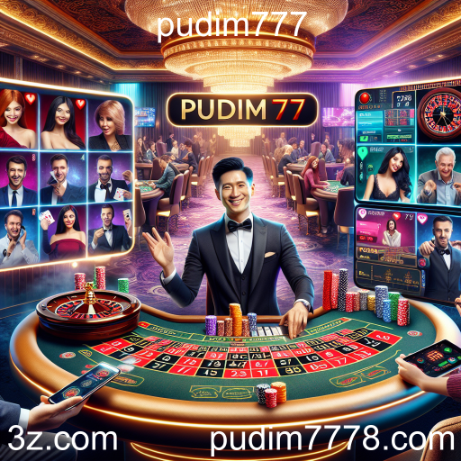 Experimente a Emoção do Cassino Ao Vivo no Pudim777